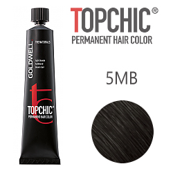 Goldwell Topchic 5MB - Стойкая краска для волос - Светлый коричневый матовый 60 мл.