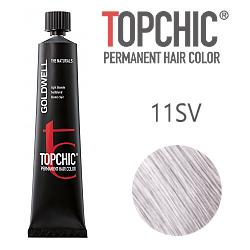 Goldwell Topchic 11SV - Стойкая краска для волос - Серебристо-фиолетовый блондин 60 мл.