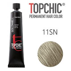 Goldwell Topchic 11SN - Стойкая краска для волос - Серебристо-натуральный блонд  60 мл.