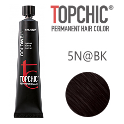 Goldwell Topchic 5N@BK - Стойкая краска для волос Cветло-коричневый с медным сиянием 60 мл