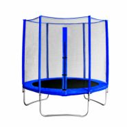 Батут с защитной сеткой "Trampoline 10" диаметр 3,0 м синий