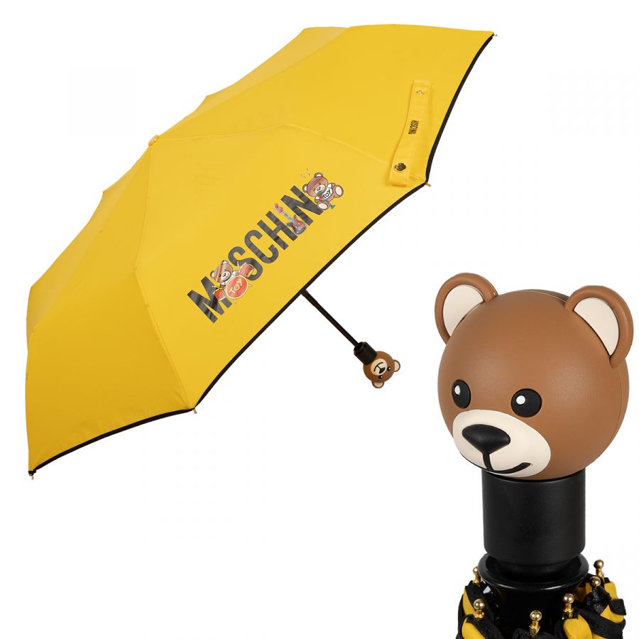 Зонт складной Moschino 8031-OCU Toy Band Yellow