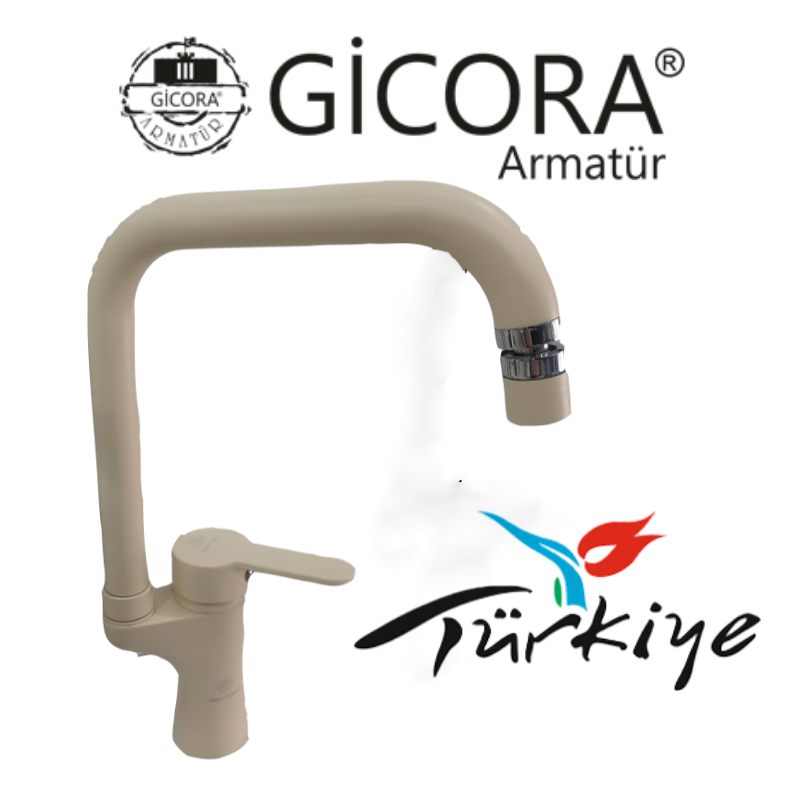 GİCORA | Metbex moyka kranti  | Material latun, Reng bej