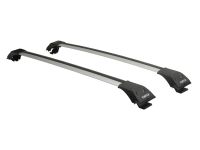 Багажник Turtle Tourmaline V1 на Nissan X-Trail T32, серебристый на рейлинги, производство Turtle (Турция)