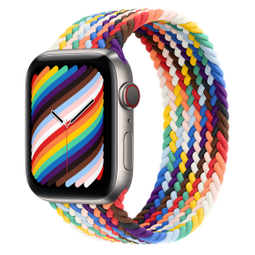 Часы Apple Watch Edition Series 6 GPS + Cellular 44mm Titanium Case with Pride Edition Braided Solo Loop