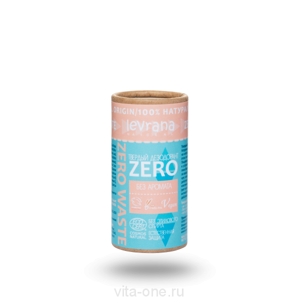 Твердый дезодорант ZERO Levrana 75 г ECOCERT