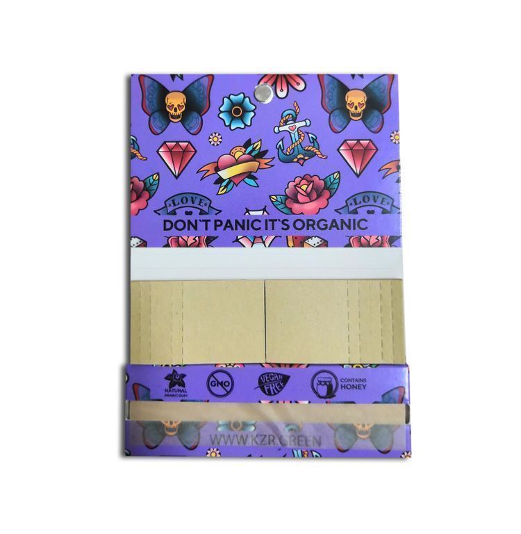 Бумажки с фильтрами "KZR Purple Tattoo+tips 1 1/2"