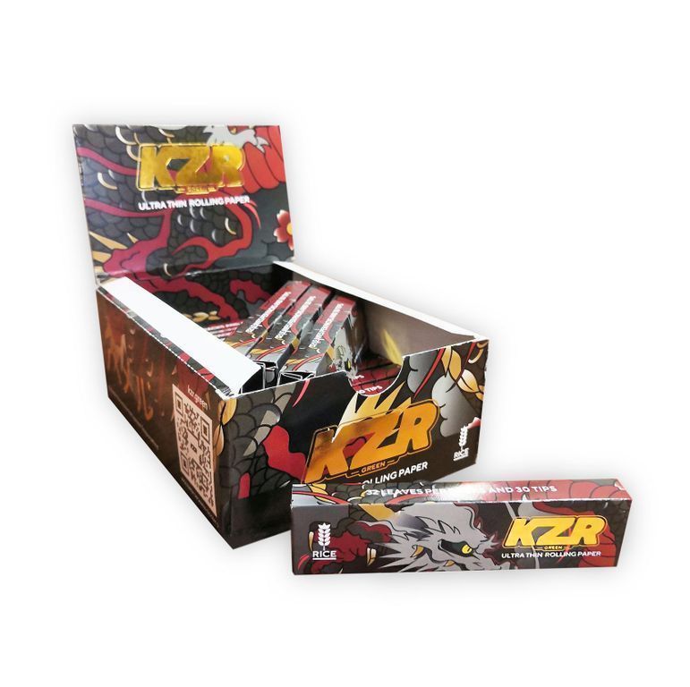 Бумажки с готовыми фильтрами "KZR Yakuza King Size+Tips"