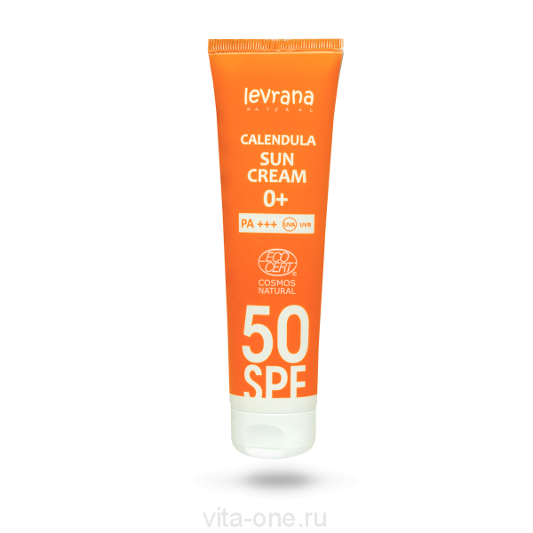Солнцезащитный крем для лица и тела Календула 50 SPF 0+ Levrana 100 мл