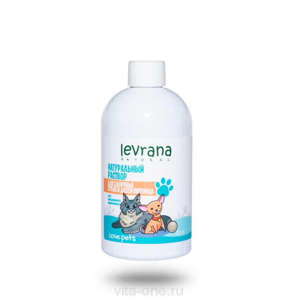 Натуральный раствор для здоровья зубов и десен питомца Love pets Levrana 300 мл