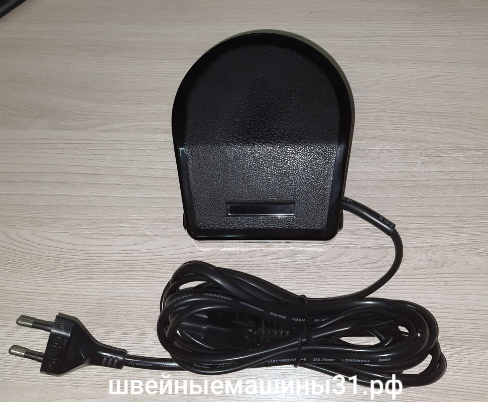 Педаль для швейных машин и оверлоков YDK  YC-190; разъём JANOME   0,45A; 90W; 220V.  Нет в наличии