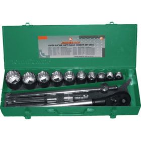 S04H6415S Набор головок торцевых дюймовых 3/4"DR, SAE 7/8"--2", 15 предметов Jonnesway