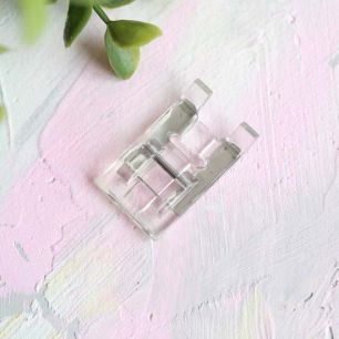 Лапка для швейной машины Прозрачная с металлической вставкой