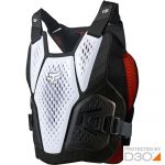 Fox Raceframe Impact SB CE D3O White жилет защитный