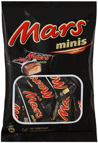 Шоколадные батончики Mars Minis 1 кг