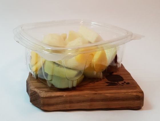 Контейнер для нарезанных фруктов с крышкой 0,5л Контейнер для нарезанных фруктов с крышкой 0,5л