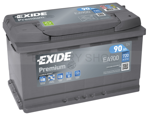 Exide Premium 90 Ah 720 A EA900