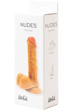 Фаллоимитатор Lola Games Nudes Fearless загорелый, 13*3,2 см