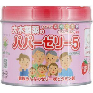 OHKI Papa Jelly 5 – детские витамины-желе с клубничным вкусом 120 шт.