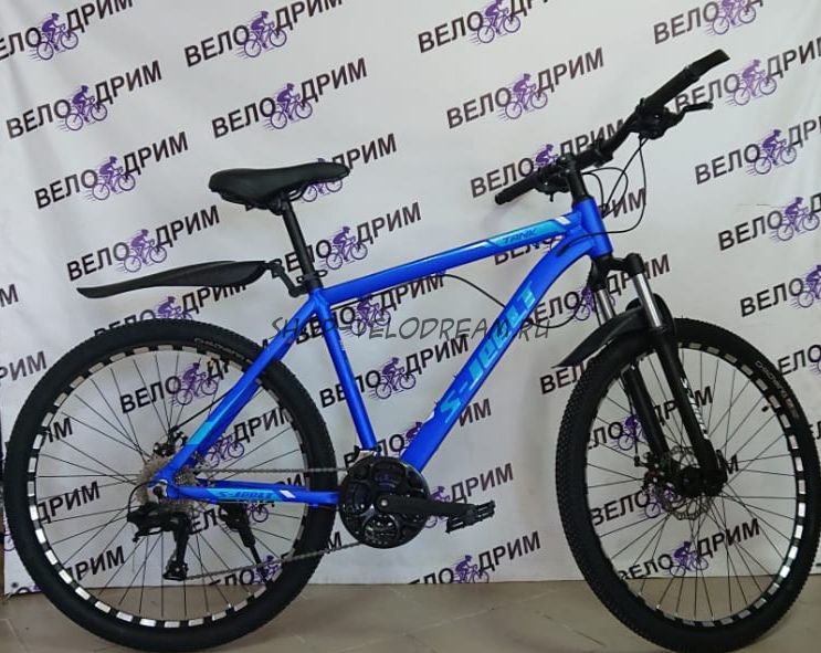 Велосипед 27, 5" Sjeelt диск синий танк