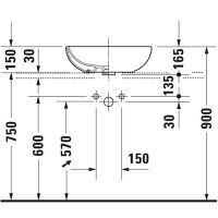 Duravit Foster 033550, схема 2