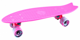 Скейтборд пластиковый Fishboard 23 pink