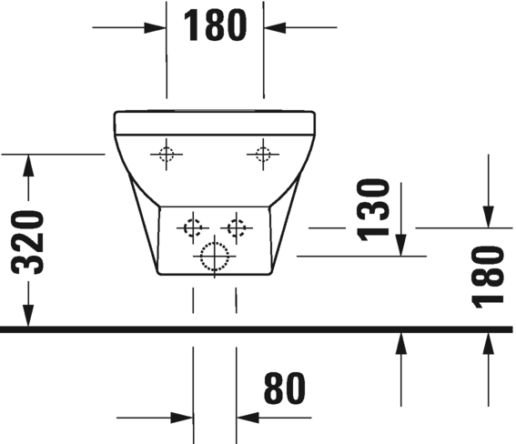 Биде Duravit подвесное DuraStyle 227915 ФОТО