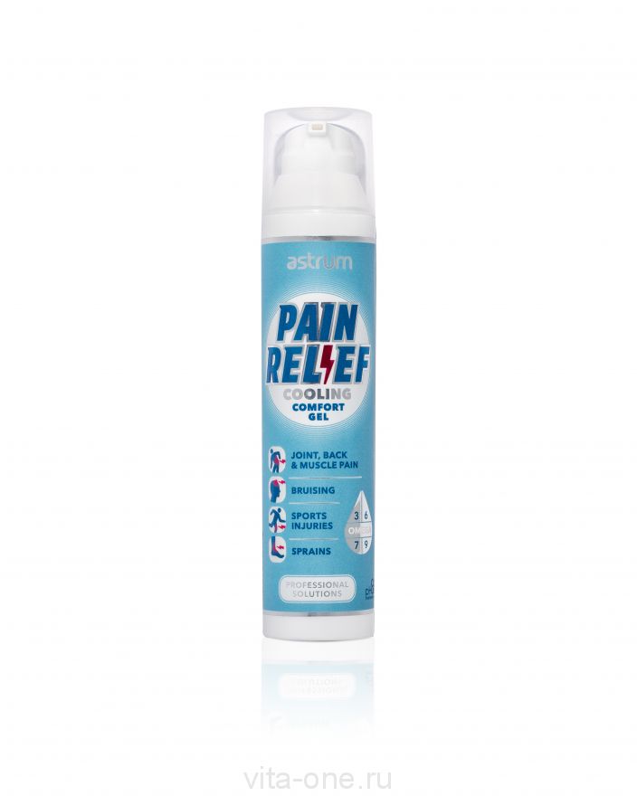 Обезболивающий охлаждающий комфорт-гель pain relief (AIN RELIEF cooling comfort gel)  Astrum (Аструм) 94 г