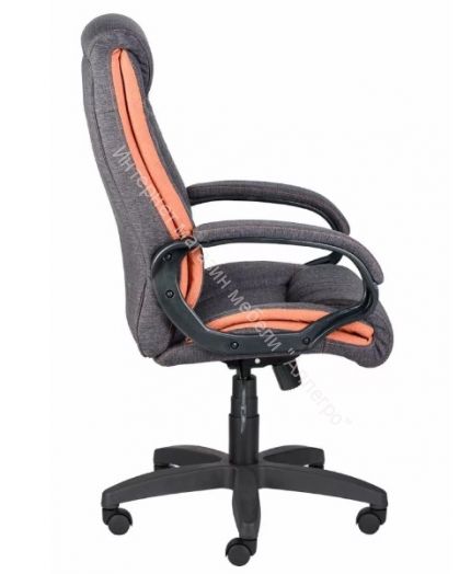 Кресло Оптима Нome ультра (Кожзам. коричневый/TW-шоколад)