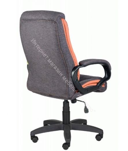 Кресло Оптима Нome ультра (Кожзам. коричневый/TW-шоколад)