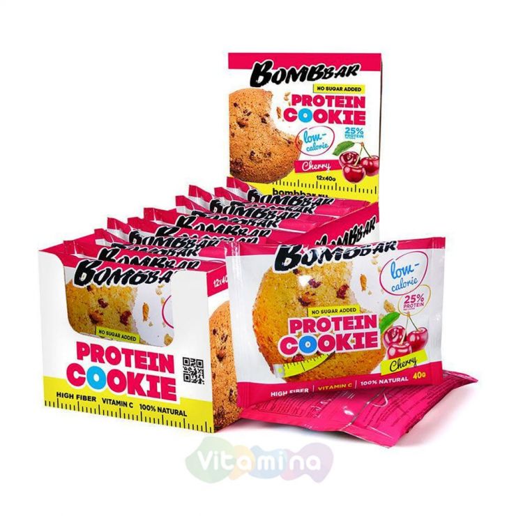 Bombbar Низкокалорийное протеиновое печенье, 40гр