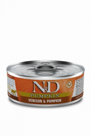 N&D CAT VENISON&PUMPKIN (Оленина с Тыквой для кошек) 80г.