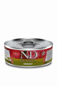 N&D CAT QUINOA URINARY (Киноа Профилактика мочекаменной болезни для кошек) 80г.