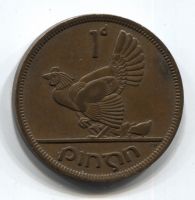 1 пенни 1949 Ирландия XF