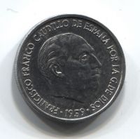 10 сантимов 1959 Испания AUNC