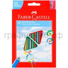 Карандаши цв.36цв.Faber-Castell ECO трехгранные 120536