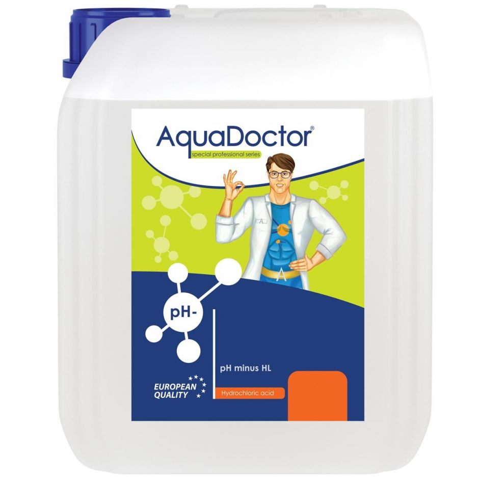 Жидкое средство для снижения pH AquaDoctor pH Minus HL (Соляная 14%) 30 л