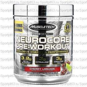 Muscletech, Neurocore, профессиональная линия, предтренировочный комплекс, вишневый лимонад, 204 г (7,19 унции)