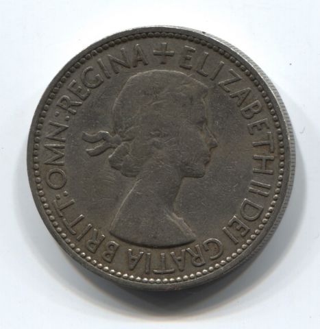 2 шиллинга (флорин) 1953 Великобритания