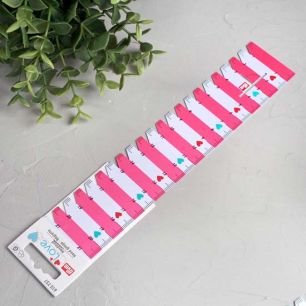 Линейка розовая Prym для разметки и измерения, 21 см