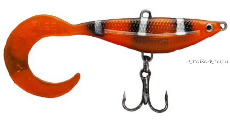 Силиконовая приманка WAKE Flee 6.0" 15см/ 29гр/ Цвет: Clown Fish (Упаковка 2 шт.)