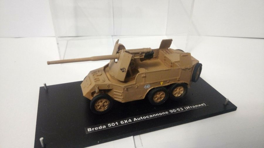 Итальянская САУ Breda 501 6x4 autocannone 90/53  (1/72)