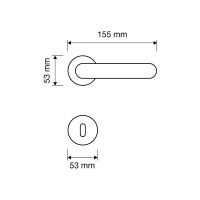 Ручка Linea Cali  Soleil 1325 RO 113 схема