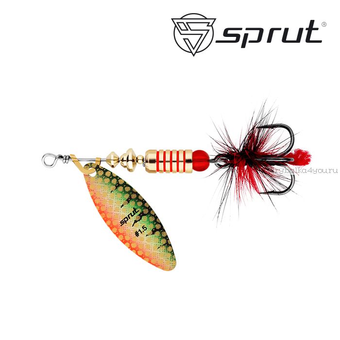 Блесна Вращающаяся "Sprut" Atra Spinner #1,5 (6g/GP)