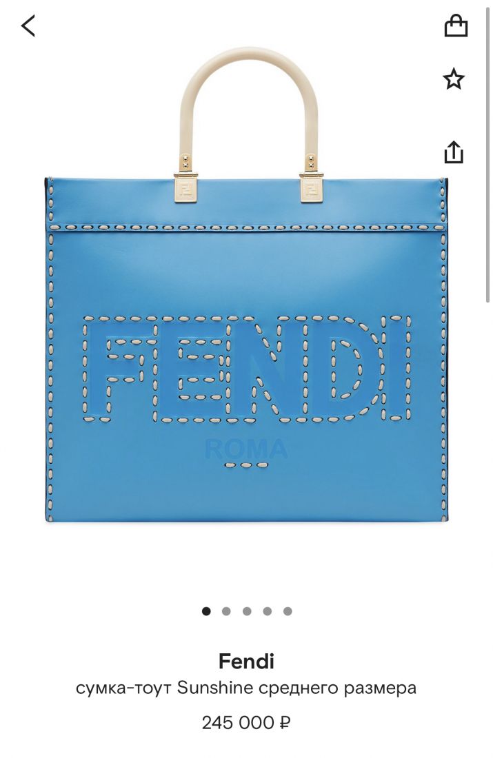 Fendi Sunshine 36x32x13 cm