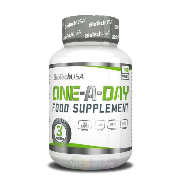 BIOTECHUSA Минерально-витаминный комплекс One-a-Day, 100 таб