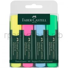 Маркеры текст.4шт.Faber-Castell 154804