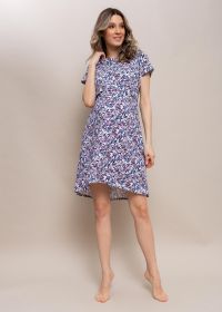 Ночная сорочка "Джейн" для беременных и кормящих; цветы