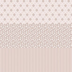 Хлопок Перкаль - Бордюр Винтаж бежевый 25х75 см. limit