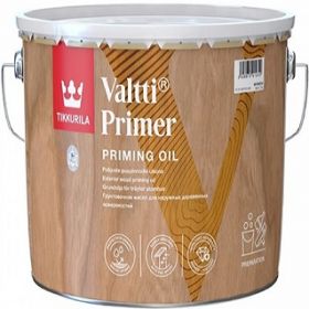 Грунтовочный Состав Tikkurila Valtti Primer 9л (Похьюсте) для Защиты Древесины Перед Финишом / Тиккурила Валтти Праймер